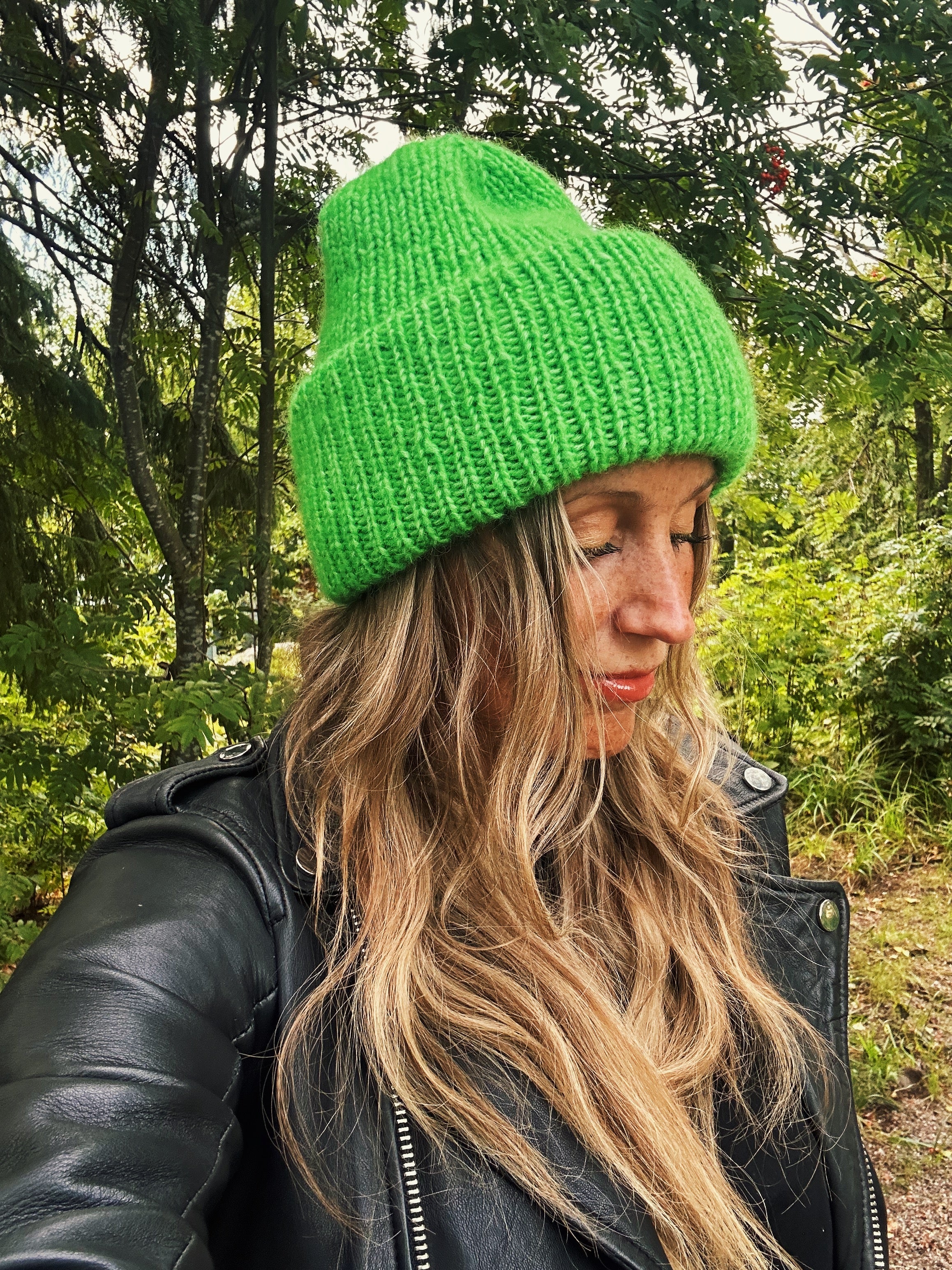 Neuleohje / Be My Fluffy Chunky Beanie-pipo