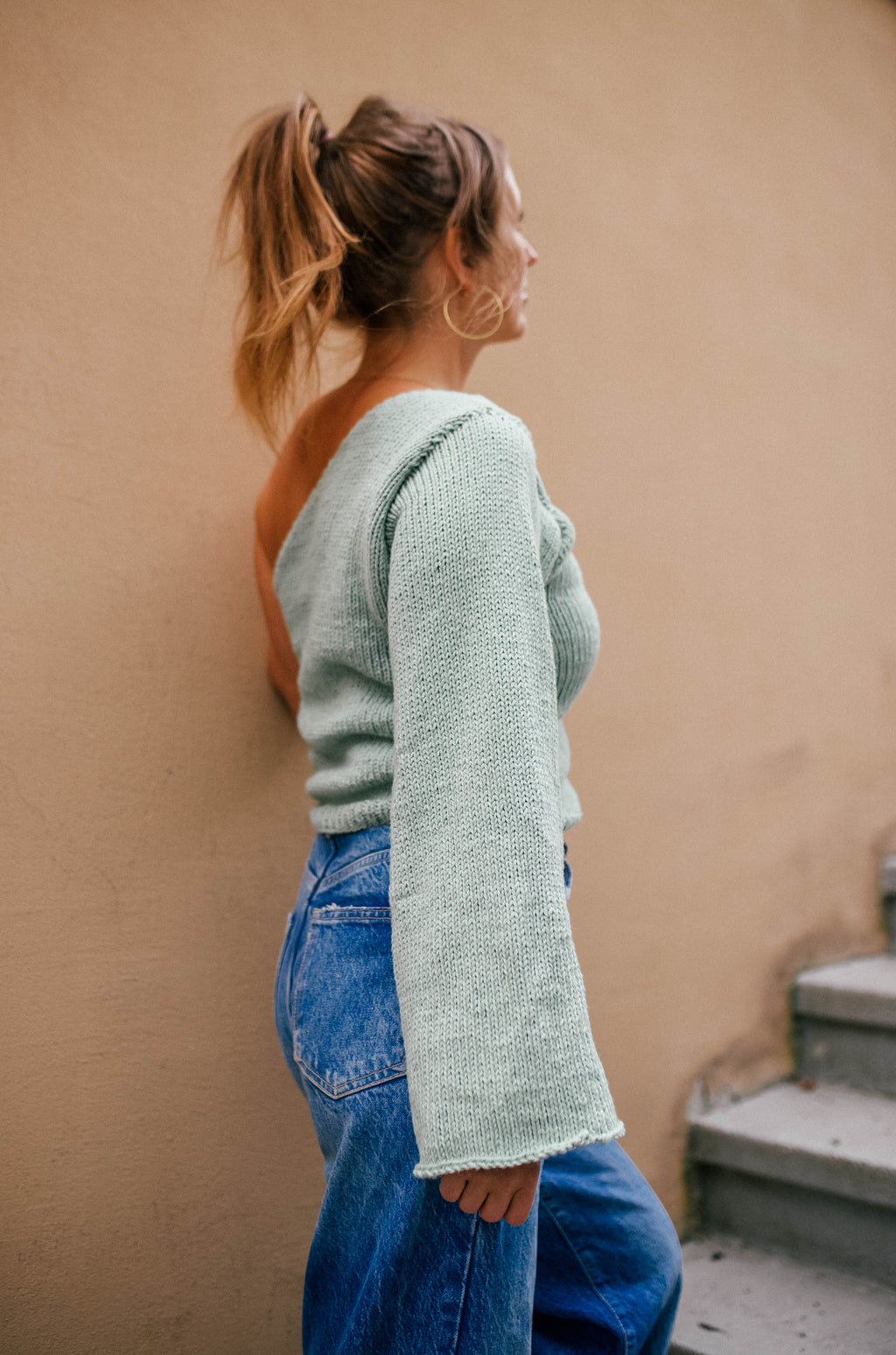 Neuleohje / Lucky Love One Shoulder - yksiolkaiminen paita