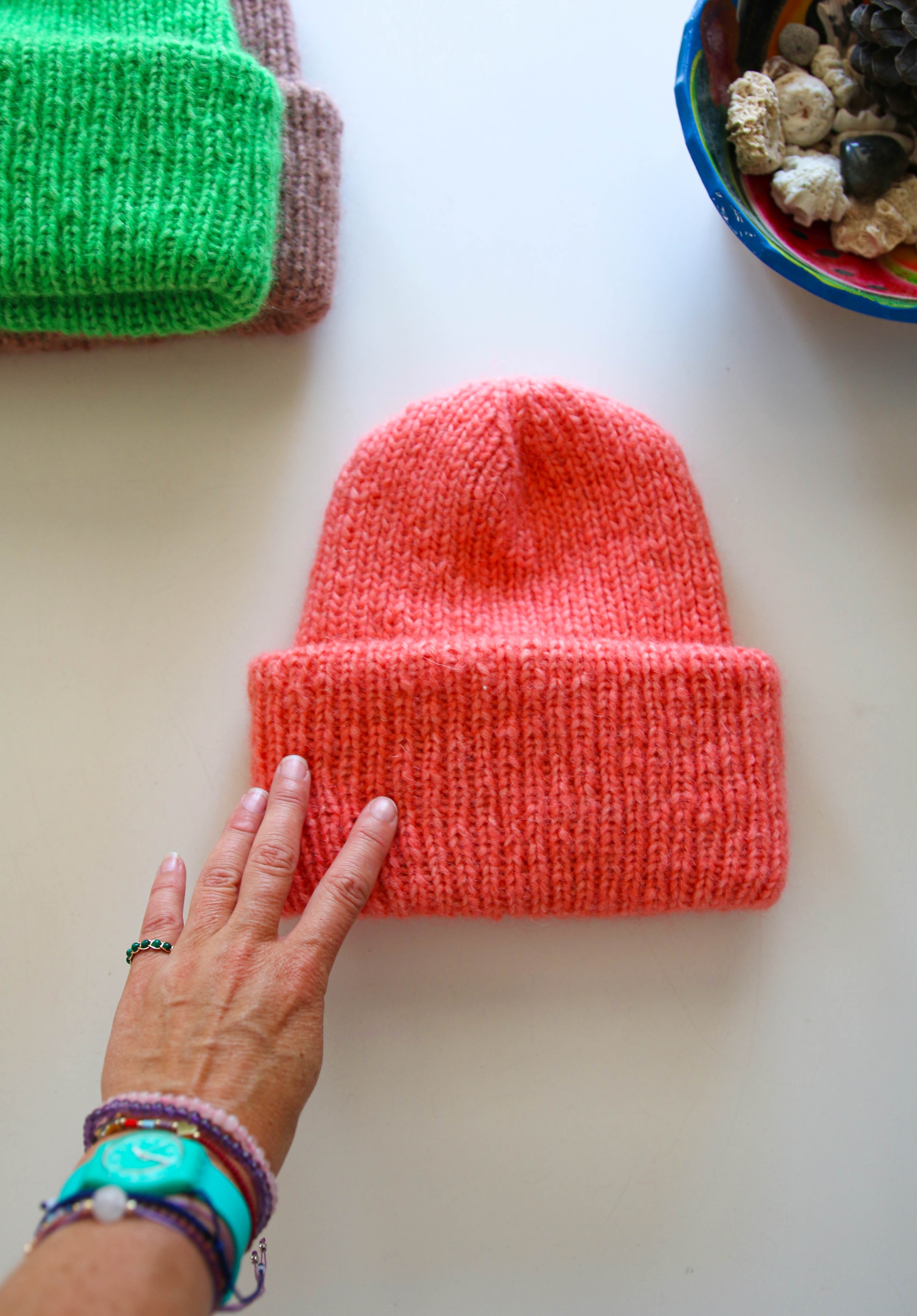 Neuleohje / Be My Fluffy Chunky Beanie-pipo